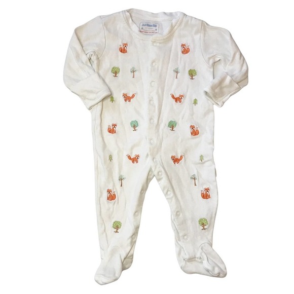 JoJo Maman Bebe Other - JoJo Maman Bebe 100% Cotton Embroidered Sleeper 6-9M